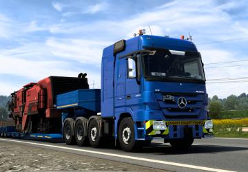 Mercedes-Benz Actros MP3версия 1.3.5.6 для Euro Truck Simulator 2 (v1.51.x, - 1.55.x)