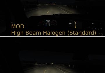 Headlight upgrade for new lighting systemv1.0.2 для American Truck Simulator (v1.47.x, 1.48.x)