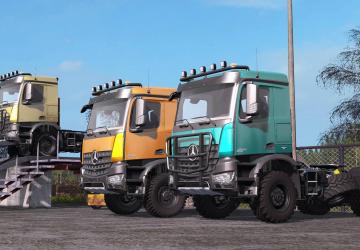 Mercedes-Benz Arocs Agrarверсия 1.2.0.0 для Farming Simulator 2017 (v1.5.x)