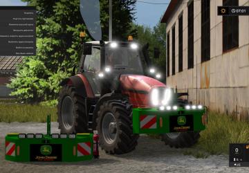 John Deere Weightверсия 1.2 для Farming Simulator 2017 (v1.5.3.1)