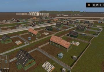 Карта “Мой посёлок”версия 1.0 для Farming Simulator 2017 (v1.5.3.1)