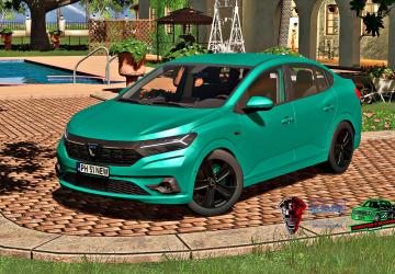 Dacia Logan 2021версия 1.0.0.0 для Farming Simulator 2019 (v1.7x)