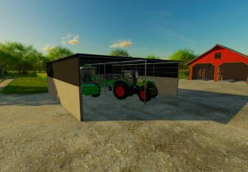 Big Black Shed (Prefab*)версия 1.0.0.0 для Farming Simulator 2022