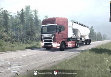 Scania Rcab 2009 4x2версия 1.1 для Spintires: MudRunner (v25.02.21)