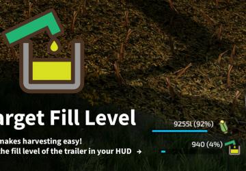 Target Fill Levelверсия 2.0.1.1 для Farming Simulator 2022