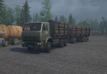 Базовый грузовик Камаз 6522для Spintires: MudRunner