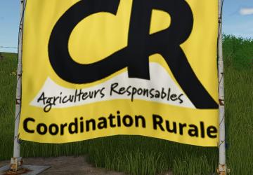 Placeable Rural Coordination Flagверсия 1.0.0.0 для Farming Simulator 2025