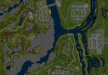 Карта «Пограничный регион»версия 1.0 для Spintires: MudRunner