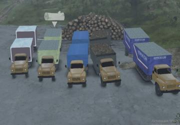 Полугусеничный газ 53версия 2 для SpinTires (v03.03.16)