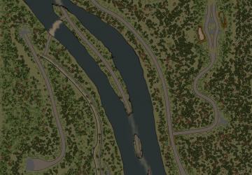 Карта «Река»версия 1 для SpinTires (v03.03.16)