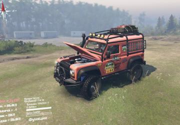 Land Rover Defender 90версия 1 для SpinTires (v03.03.16)