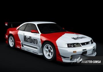 Nissan Skyline R33 GT-R LM Homageверсия 1.0.1 для Assetto Corsa