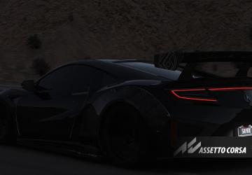 Sayrx Acura NSX LBWK | Blacked-out Specsv5.0 для Assetto Corsa