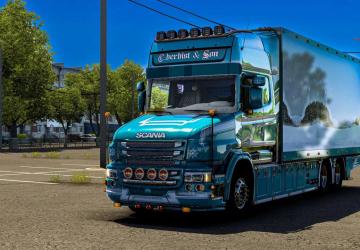 Scania 6 Series T520 V8версия 1.1 для Euro Truck Simulator 2 (v1.54.x)