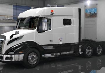 Volvo VNL 740 8x6 Chassisверсия 1.0 для American Truck Simulator (v1.47.x)