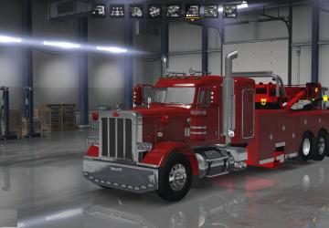 Peterbilt 388 Heavy Blades Wreckerверсия 1.4 для American Truck Simulator (v1.47.x)