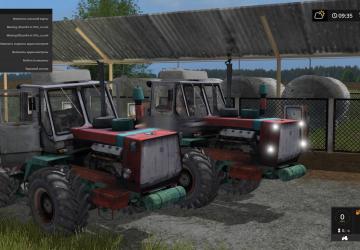 Т-150к зелёно-красныйверсия 1.0 для Farming Simulator 2017 (v1.5.1.0)