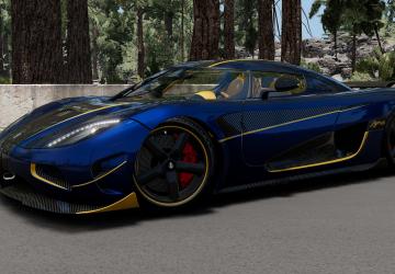 Koenigsegg Ageraверсия 1.0 для BeamNG.drive (v0.34.x)