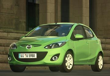 Mazda 2версия 22.04.20 для City Car Driving (v1.5.9, 1.5.9.2)