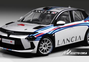 LF Rally4 Lancia Ypsilon Rally4 2024версия 0.5 LF SimRacing & R-GT Mods для Assetto Corsa