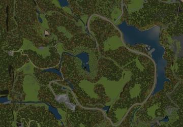 Карта «Альпы»версия 1 для Spintires: MudRunner