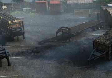 GWC Gooseneck Trailer Packверсия 1.0.0 для SnowRunner (v17.3)