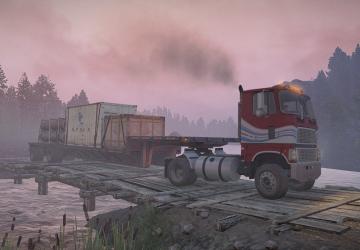 Cabover Semi-Truckверсия 1.3.0 для SnowRunner (v17.3)