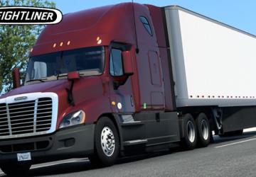 Freightliner Cascadia 2008версия 1.0 для American Truck Simulator (v1.46.x, 1.47.x)