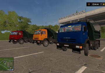 Камаз 55111версия 2.0.0 для Farming Simulator 2017 (vFarming simulator 17)