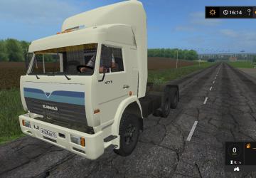 «КамАЗ 54115» Близнецов из сериала «Дальнобойщики»v2.0 для Farming Simulator 2017 (v1.5.3.1)