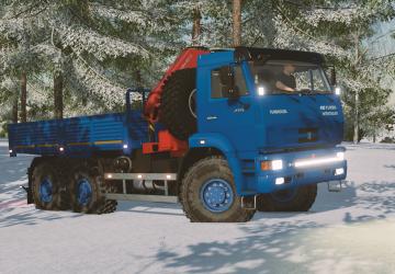 КамАЗ-6522 манипуляторверсия 1.0.0.0 для Farming Simulator 2022 (v1.14.x)