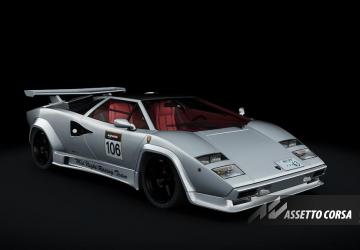 Lamborghini Countach Mid Nightверсия 0.8.1 для Assetto Corsa
