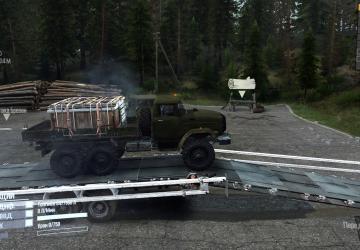 A Frame Bridge Trailer 5версия 1.0 для Spintires: MudRunner (v14.08.19)