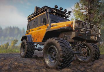 Khan 39 Marshall «Badger»версия 1.45 для SnowRunner (v17.3)