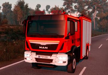 MAN TGM Fire Truckверсия 1.0 для Euro Truck Simulator 2 (v1.54.x)