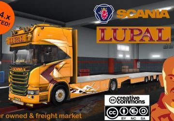 Scania Lupalверсия 5.0 для Euro Truck Simulator 2 (v1.54.x)