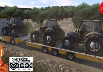 BDF Flatbed Trailer Lupalверсия 5.0 для Euro Truck Simulator 2 (v21.54.x)