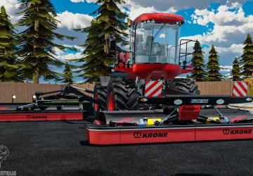Krone BiG M 500версия 1.0.0.3 для Farming Simulator 2019 (v1.7x)