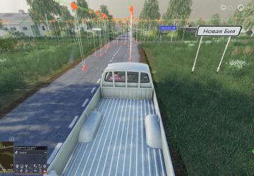 Маршруты Auto Drive СХПК «Новобиинский»версия 1.1.1.2 для Farming Simulator 2019 (v1.7x)