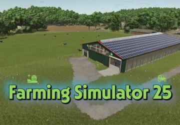 Large cowshedверсия 1.0.0.0 для Farming Simulator 2025
