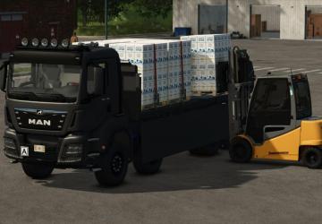 MAN TGS 4 Achs Kipperверсия 1.0.0.1 для Farming Simulator 2025