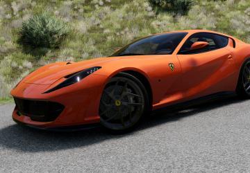 Ferrari 812версия 1.0 для BeamNG.drive (v0.33.x)