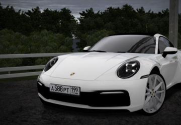 Porsche 911 Carrera S (992)версия 17.12.19 для City Car Driving (v1.5.9)