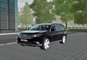 Toyota Highlander 2012версия 22.12.19 для City Car Driving (v1.5.9)