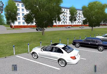 Mercedes-Benz C63 AMG W204 2010версия 1.0 для City Car Driving (v1.5.9)