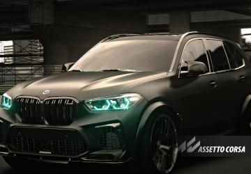 Sayrx BMW X5M F95 2022 | Blacked-out Specsv5.0 для Assetto Corsa