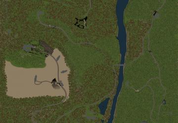 Карта «Sand pit»версия 1 для Spintires: MudRunner