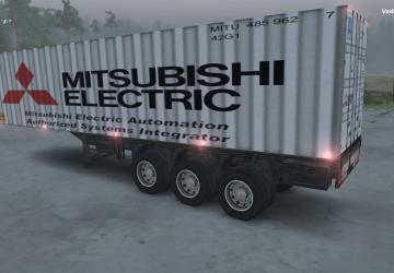 Полуприцеп Mitsubishiверсия 1.0 для SpinTires (v03.03.16)