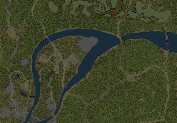 Карта «Горная река»для SpinTires