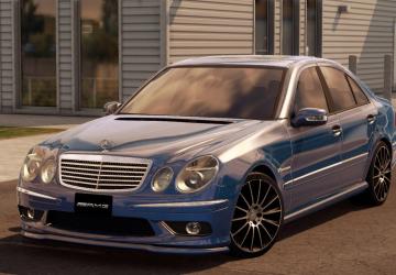 Mercedes-Benz E55 AMG (W211)версия 1.5 для Euro Truck Simulator 2 (v1.54.x)